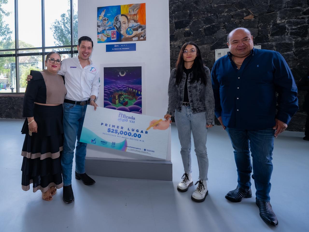 Premian talento local con concurso de dibujo en El Marqués