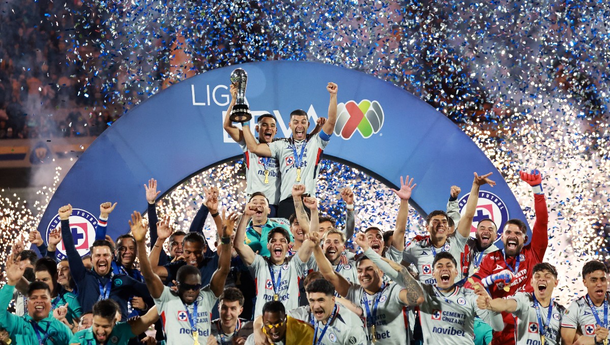 Cruz Azul conquista su décima estrella en la Liga MX